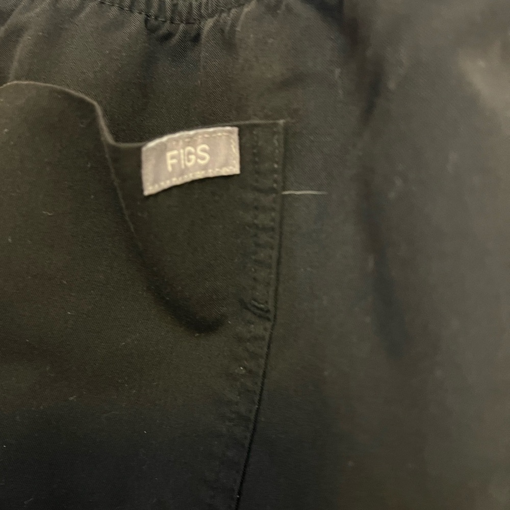 Figs Pisco Basic Scrub Pants Black Side Panel Jog… - image 8